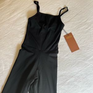 Girlfriend Collective Black Cami Unitard